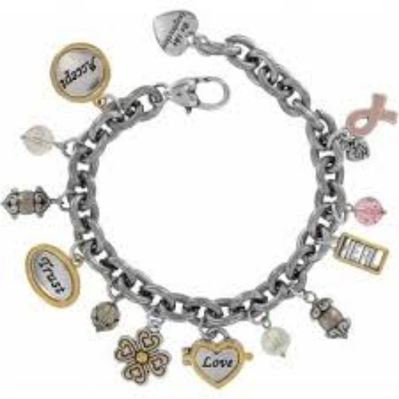 Brighton Jewelry - Brighton Power Of Pink 2006 Charm Bracelet